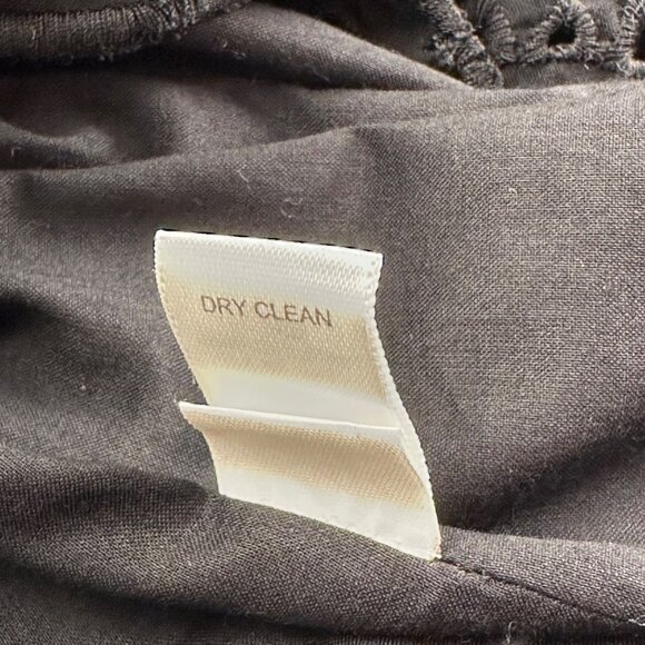 Banana Republic Womens Sz 4 Babydoll Midi Dress Black Lace Halter Fairy Grudge - Picture 9 of 16